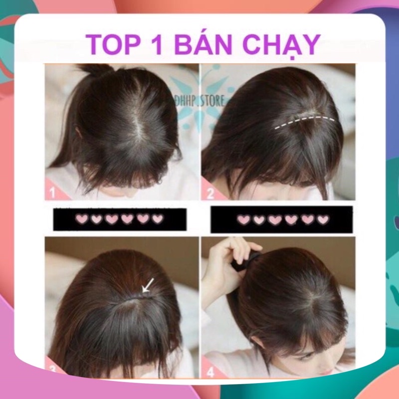 TÓC GIẢ KẸP PHỒNG MÁI CHE HÓI LÀM DÀY TÓC