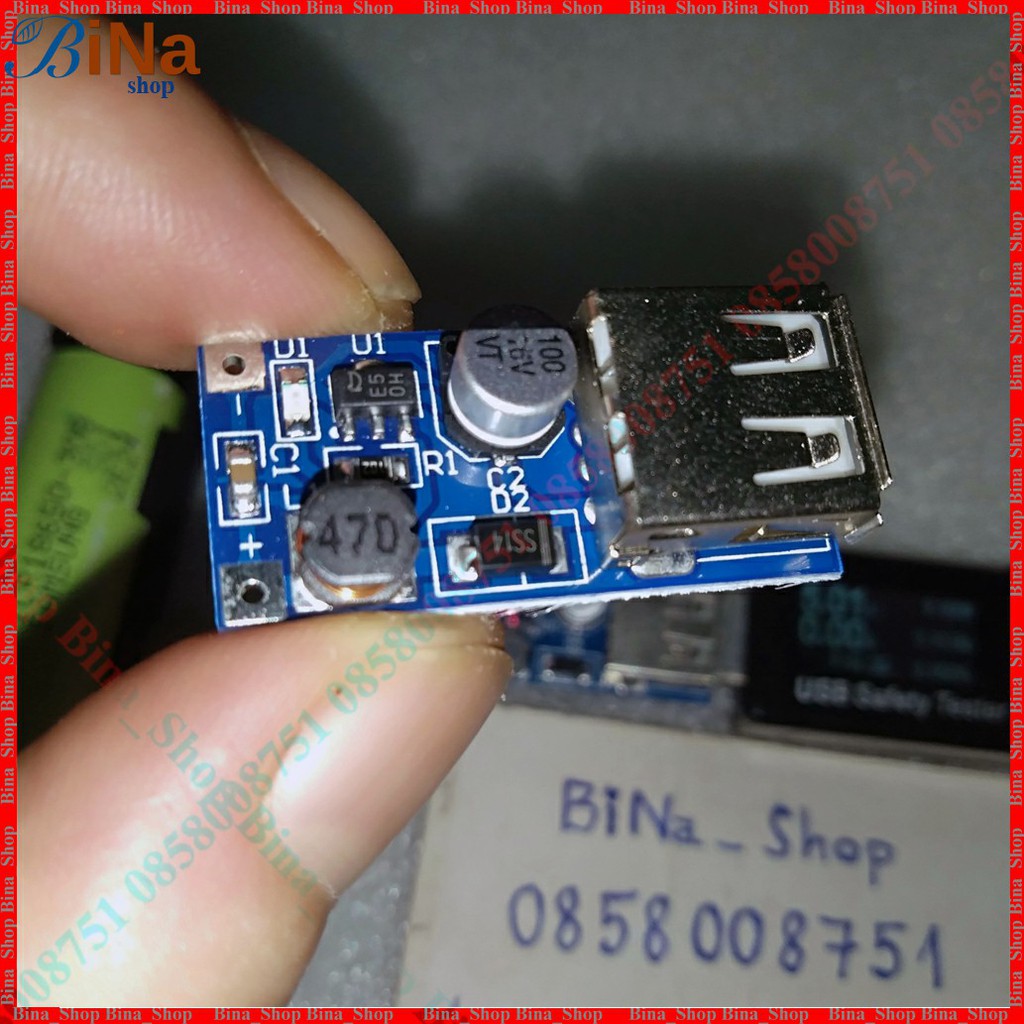 Mạch tăng áp 1.2V-5V ra 5V chế sạc dự phòng tiện dụng