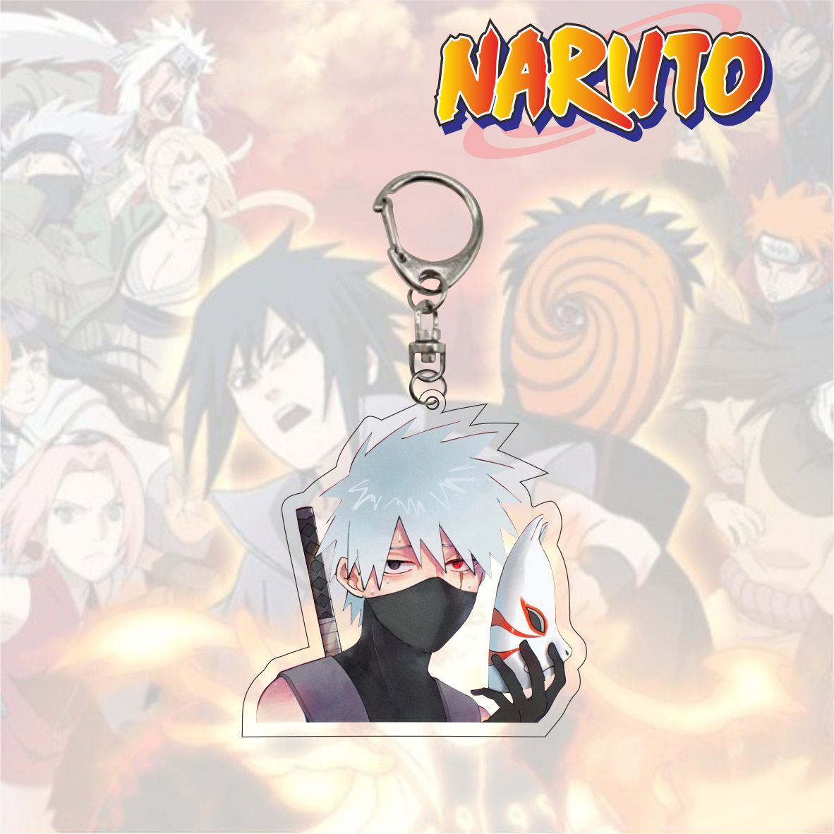 Móc Khóa Trang Trí Hình Nhân Vật Anime Naruto Xinh Xắn