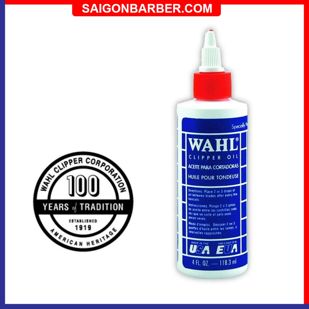 Dầu tra tông đơ Wahl chính hãng 120ml