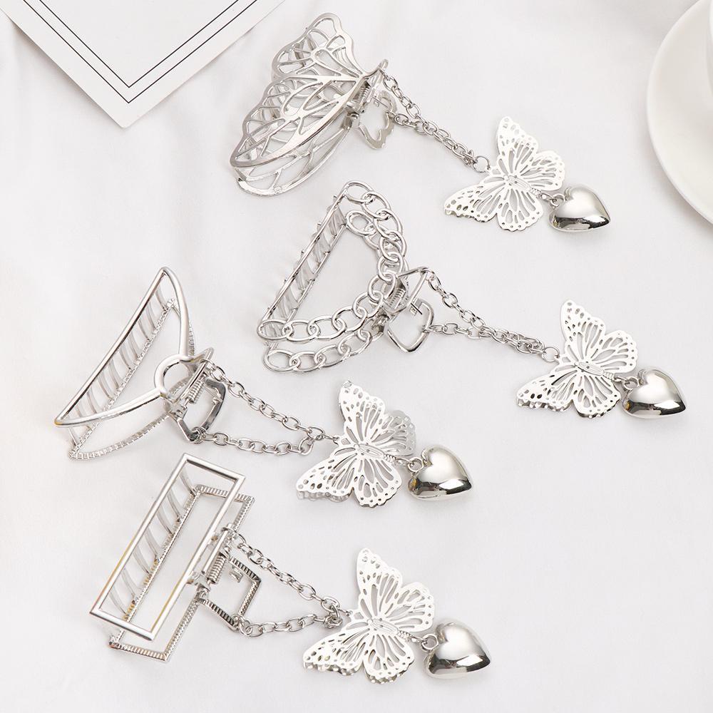 Kẹp Tóc Càng Cua Bằng Kim Loại Tạo Kiểu Trang Sức