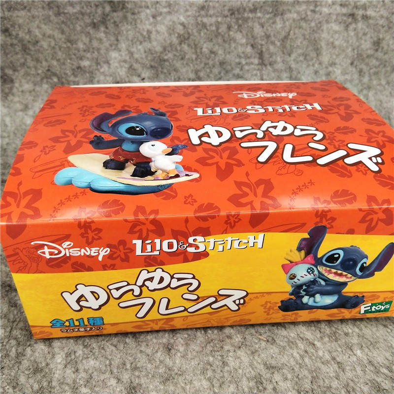 Set 11 Mô Hình Nhân Vật Phim Hoạt Hình Lilo &amp; Stitch Bằng Pvc