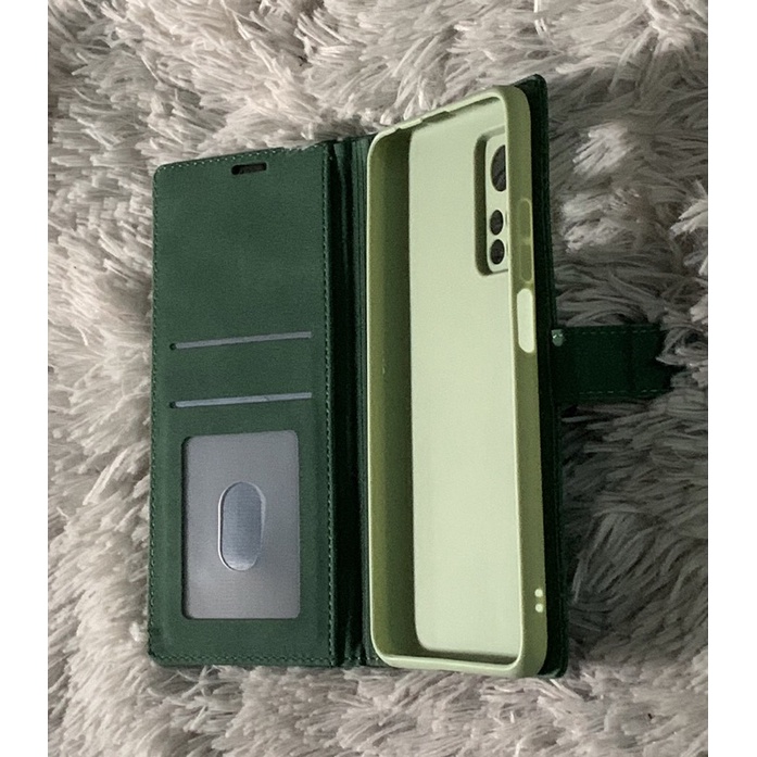 Ốp Lưng Cho Xiaomi Mi 10T/ H5Mi 10T Pro 5G Ốp Lật  Bằng Da PU/TPU Với Giá Kẹp Đóng Nắp/ H5