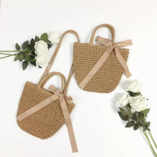 [Style Vintage] Túi đan sợi cọ loại 1