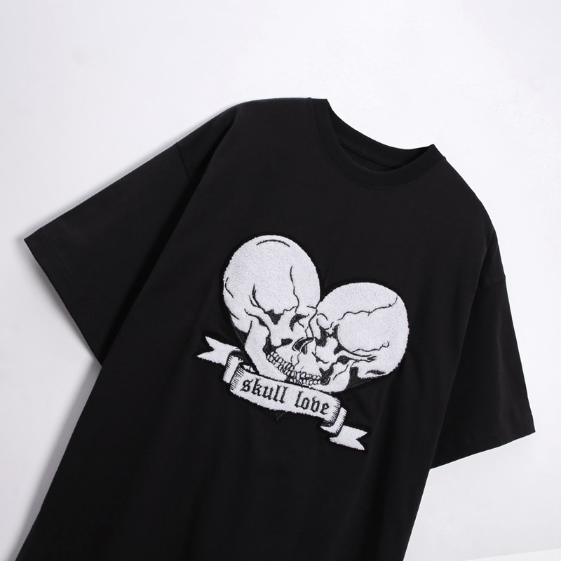 Áo thun Skull Love Emdroidery Tshirt