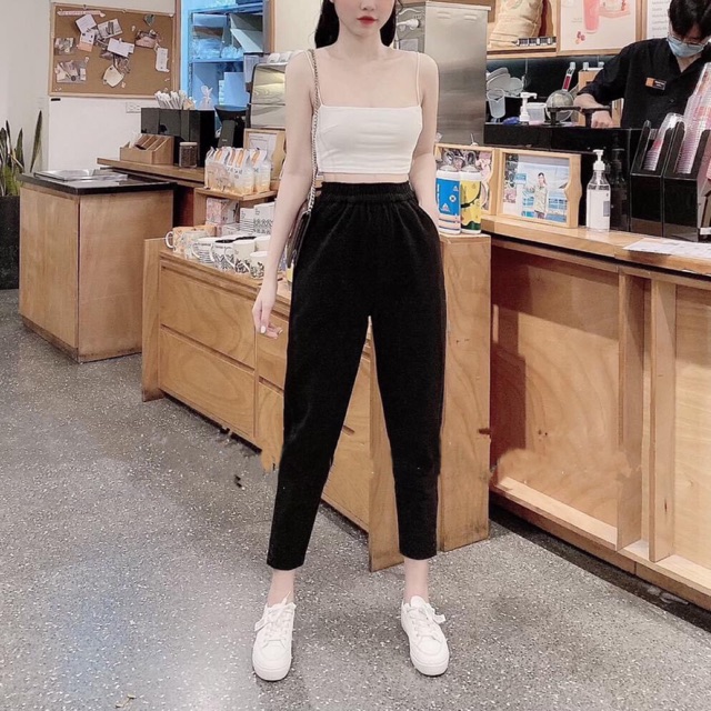 QUẦN BAGGY DẠ CẠP CHUN