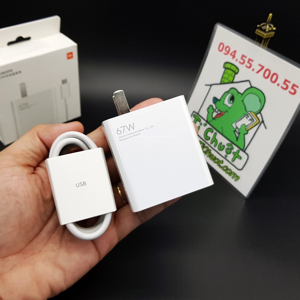 [FULLBOX Ảnh Thật] Bộ Sạc Nhanh Xiaomi 67W Mi Turbo Charge ZIN Chính Hãng