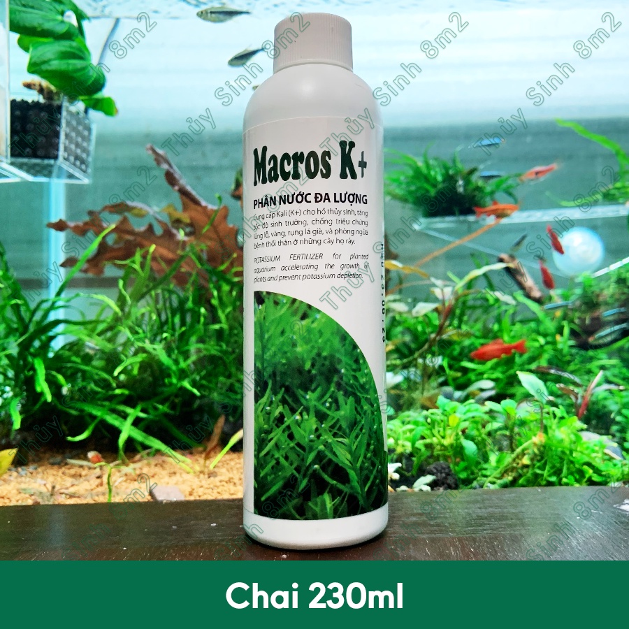 Phân Nước THUYSINHAZ Macros K+ | Cung Cấp Đa Lượng Kali Cho Cây Thủy Sinh | 8m2