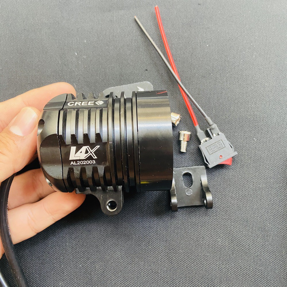 [SALE SỐC]  ĐÈN LED TRỢ SÁNG L4X ĐI KÈM PHỤ KIỆN HÀNG CAO CẤP PHÙ HỢP MỌI LOẠI XE