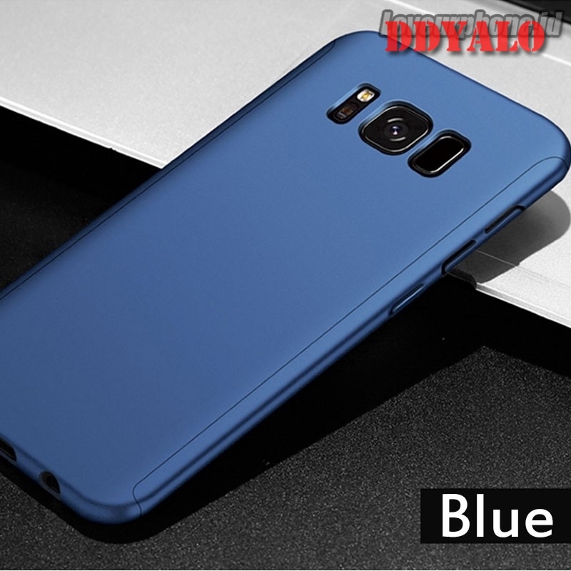 Ốp điện thoại cứng bảo vệ toàn diện 360 độ cho Samsung Galaxy Note 4 5 8 9 M10 M20 A30 A50