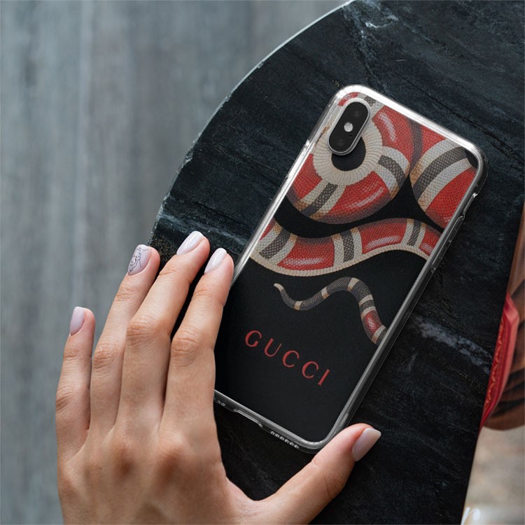 Ốp lưng ốp đt snake gucci sticker Iphone 7/7Plus/8/8Plus/X/Xs/Xs Max/11/11 Promax/12/12 Promax SUPPOD00267