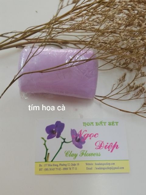 ĐẤT SÉT THÁI LÀM HOA PHA MÀU SẴN 100GR