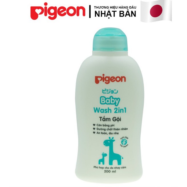 Sữa tắm gội pigion 2 in 1