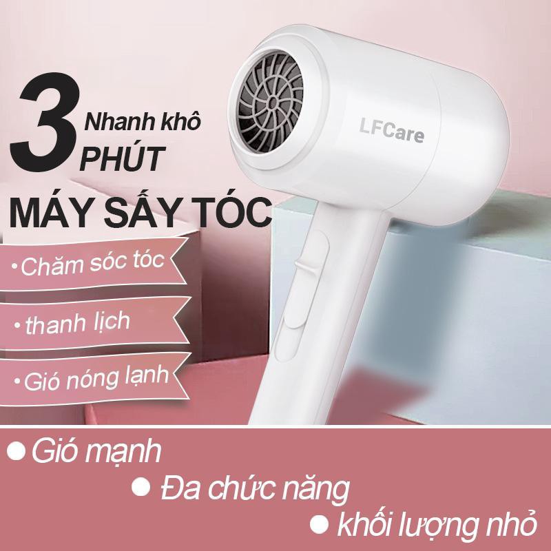 Máy Sấy Tóc Tạo Kiểu LFcare 1000W Hàng CHÍNH HÃNG - Máy sấy tóc mini gia đình mẫu mới