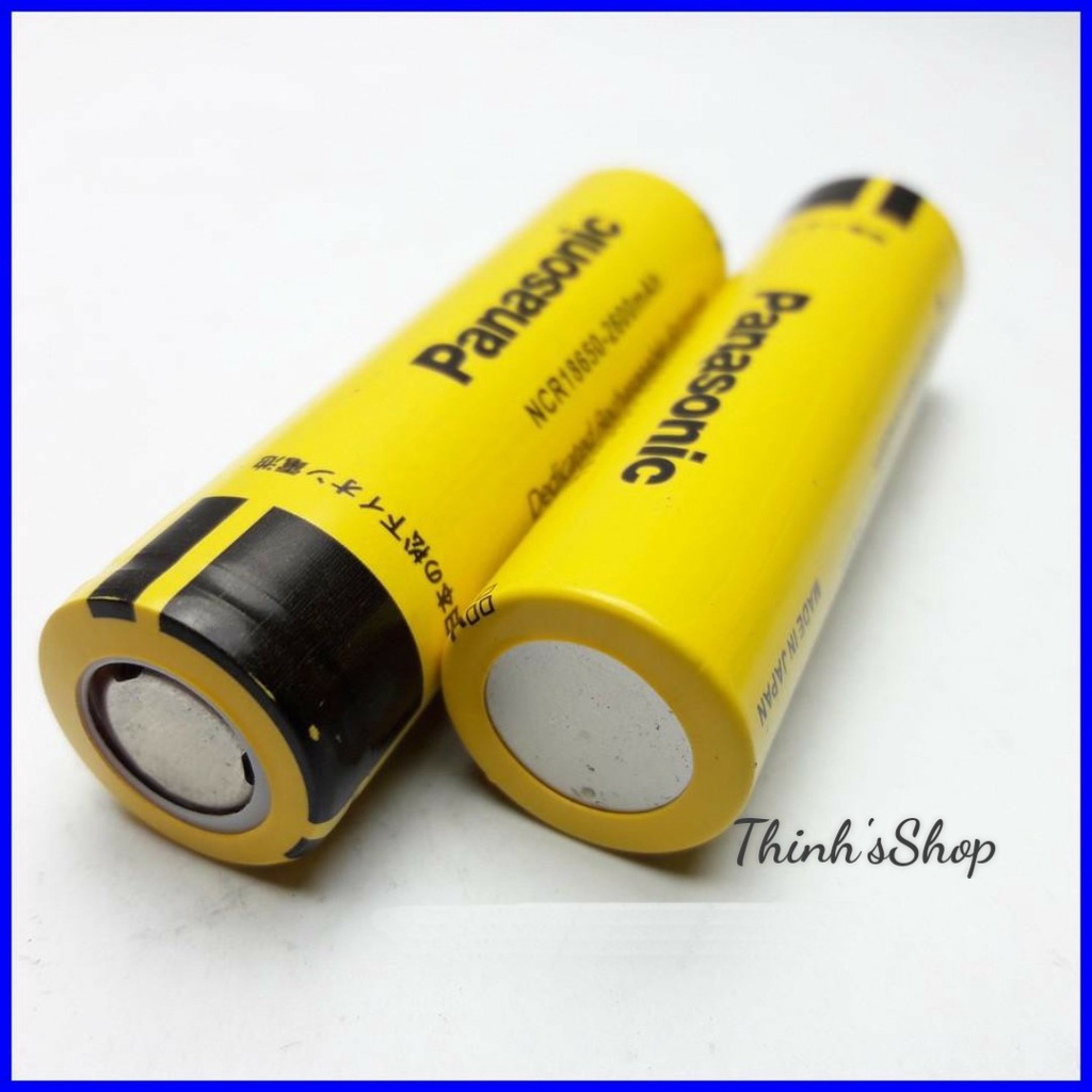 Pin sạc NCR 18650 đầu lồi Panasonic 4.2V - 2.600mAh - Dùng cho quạt sạc, đèn pin, Tông đơ, loa, sạc dự phòng...