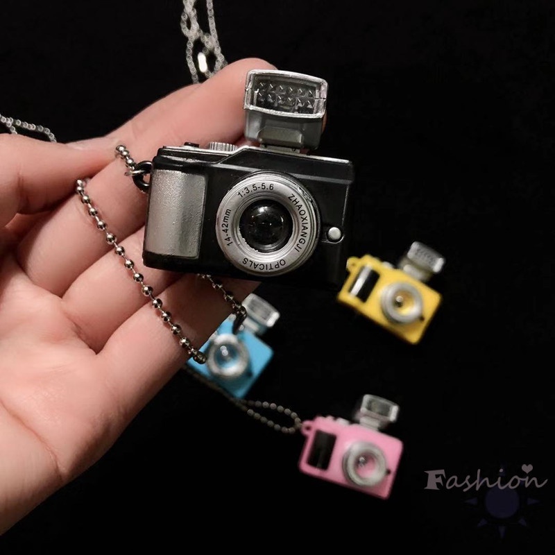 vòng cổ / Móc Khóa Hình Máy Ảnh 3d Thời Trang