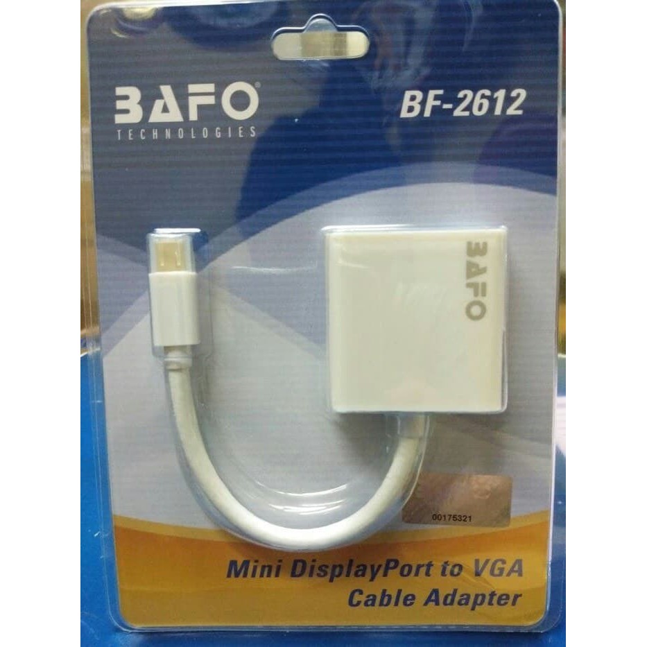 Đầu Chuyển Đổi Bafo Bf-2612 Mini Displayport Sang Vga | BigBuy360 - bigbuy360.vn