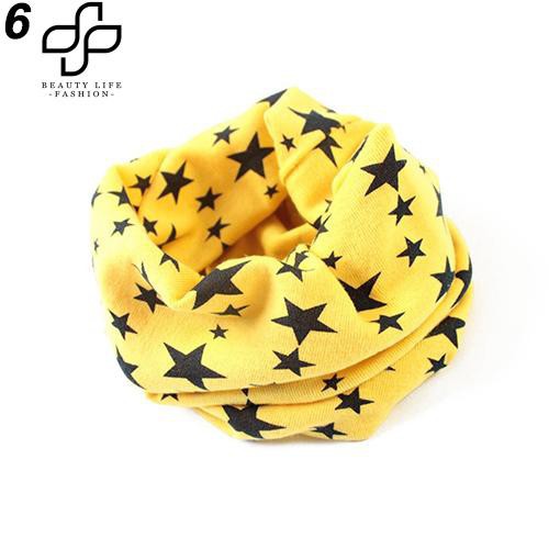 Khăn choàng cổ dạng ống in hình ngôi sao thời trang dành cho trẻ em