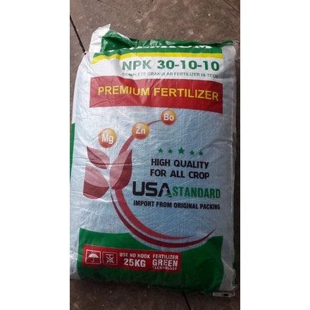 Phân bón 30-10-10 công nghệ thâp cao bao 25kg