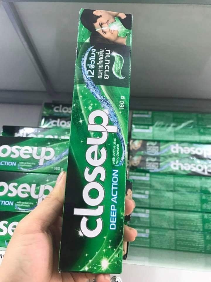 Combo 3 Tuýp Kem đánh răng Closeup Thái Lan 160G