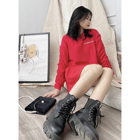 Set coptop tay bồng và chân váy