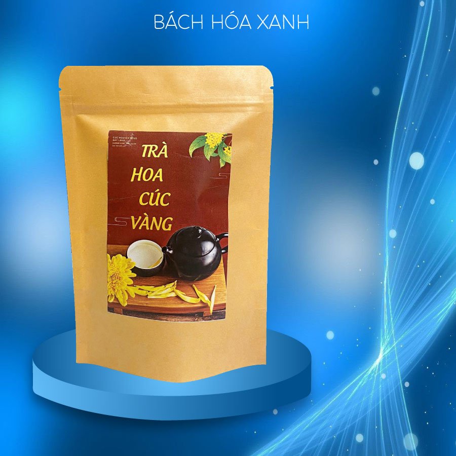 Trà hoa cúc vàng gói 100g - Ngăn ngừa cao huyết áp (tặng trà hoa cúc đường phèn khi mua từ 200g) - Bách Hóa Xanh