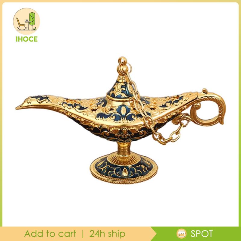 Đèn Thần Aladdin Bằng Kim Loại Để Bàn Trang Trí Tiệc Halloween