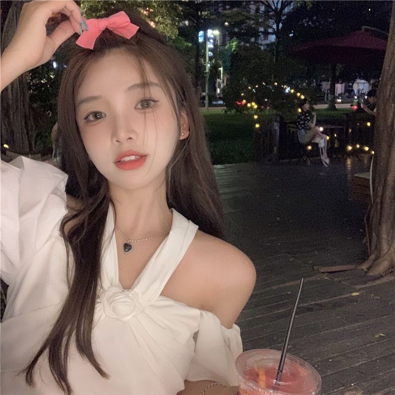 Áo tay ngắn cột dây dễ thương phong cách ulzzang dành cho bạn nữ