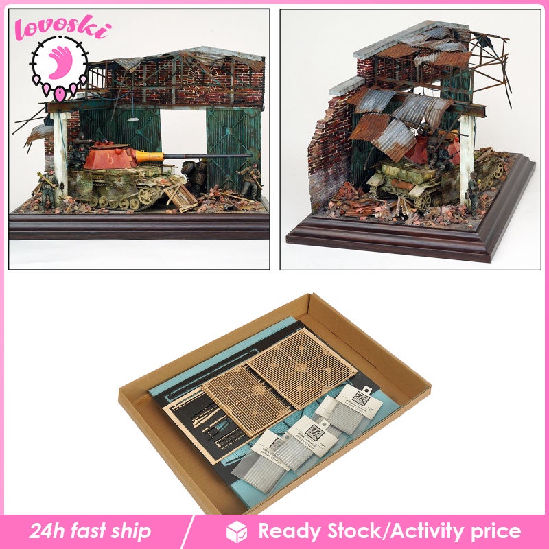 Mô hình ngôi nhà Diorama bằng gỗ 1/35 DIY trang trí bàn