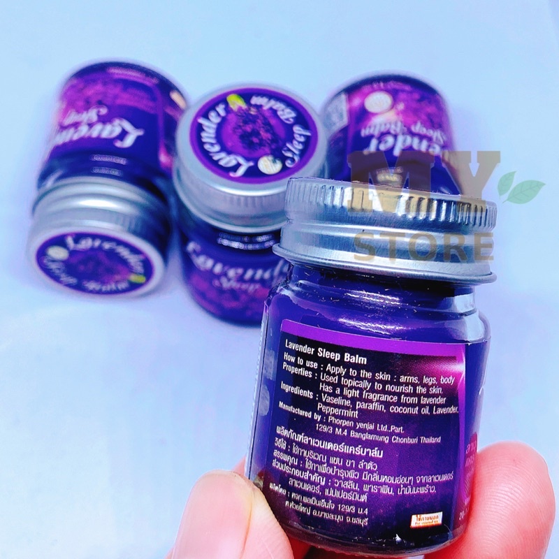 (Chính Hãng) Dầu Cù Là Ngủ Ngon Lavender Sleep Balm Thái Lan 15g