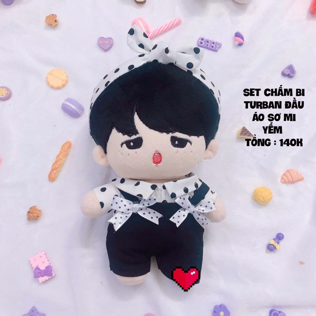 SET YẾM ÁO TURBAN ĐẦU