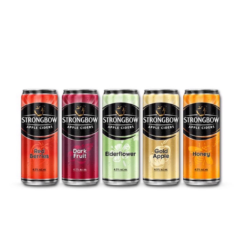 Strongbow lon nước táo lên men 330ml