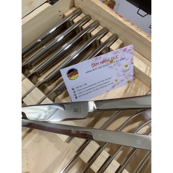 🇩🇪 Bộ dao dĩa 𝐙𝐰𝐢𝐥𝐥𝐢𝐧𝐠 𝐒𝐭𝐞𝐚𝐤𝐛𝐞𝐬𝐭𝐞𝐜𝐤𝐬𝐞𝐭 𝟏𝟐 𝐦𝐨́𝐧 CAO CẤP- chuyên dụng ăn Bít tết - BỀN ĐẸP SANG TRỌNG TỪ ĐỨC