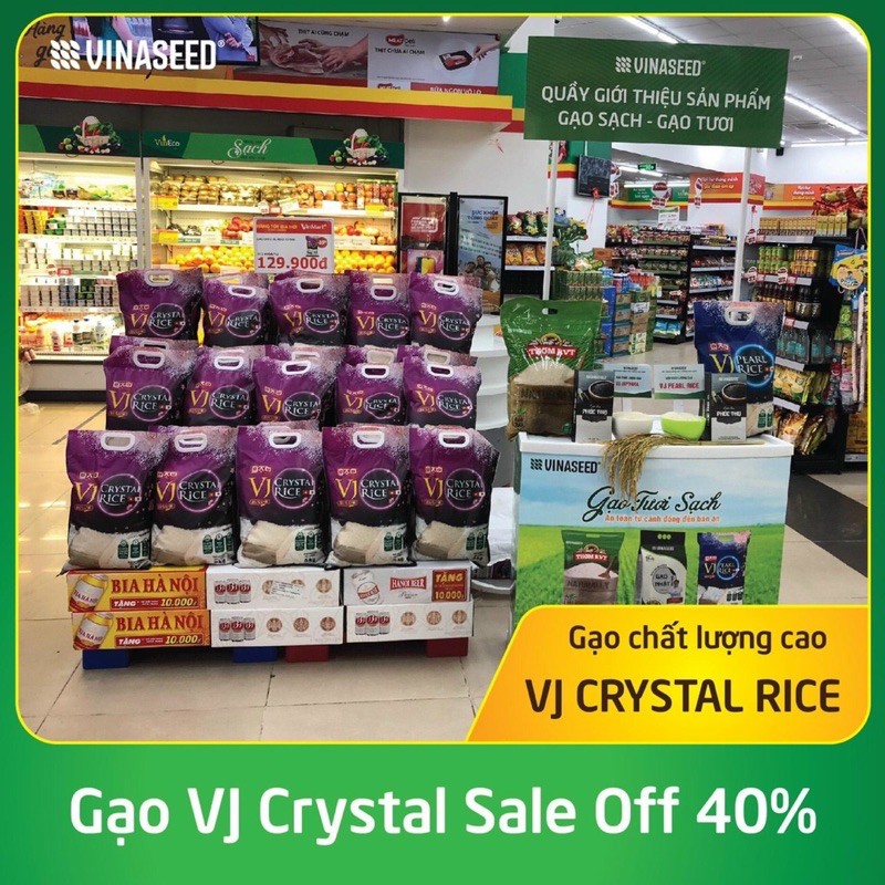 (5kg) ST25 Công Nghệ Nhật- Gạo VJ Pearl Rice- Vinaseed