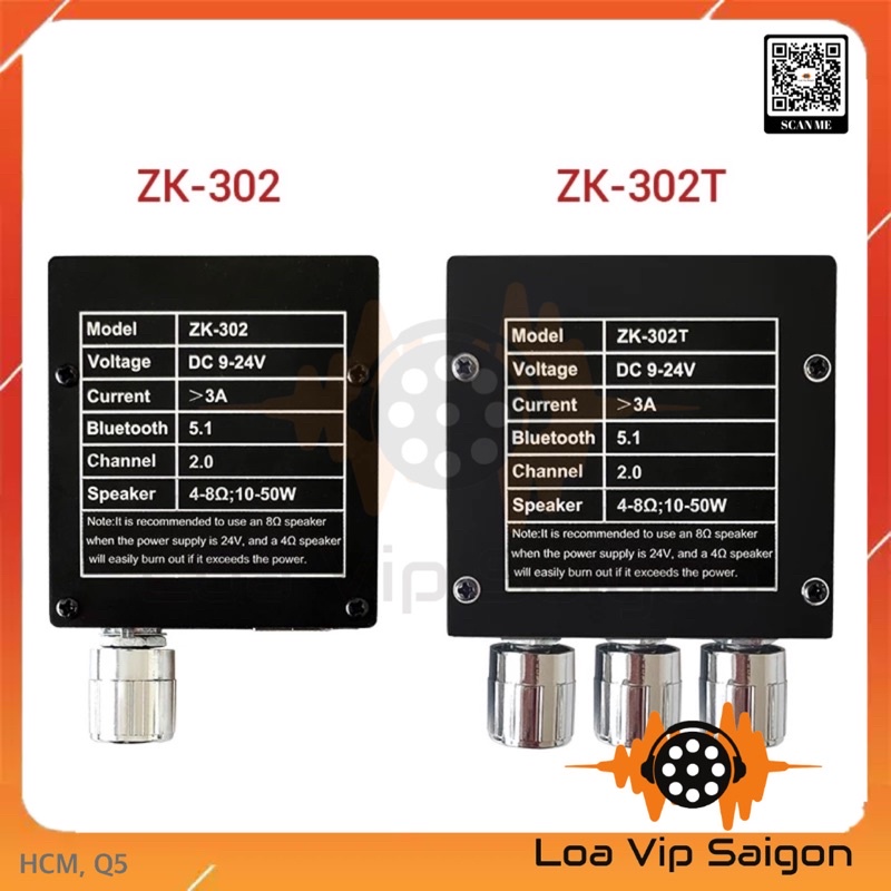 WUZHI ZK302 / ZK302T, dòng mới có APP, Bluetooth 5.1, chỉnh EQ, Đổi tên buetooth