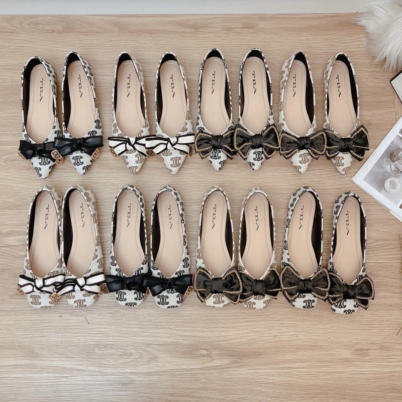 GIÀY BÚP BÊ NƠ VIỀN XÍCH SIÊU HOT