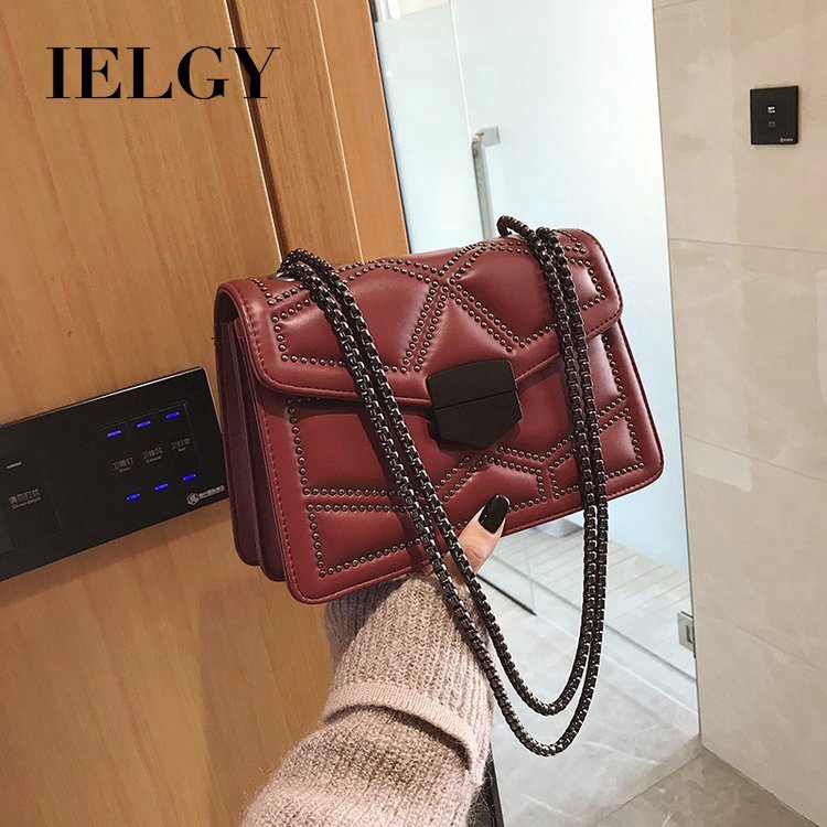 Túi Đeo Chéo Quai Xích Thời Trang Hàn Quốc Thanh Lịch Cho Nữ