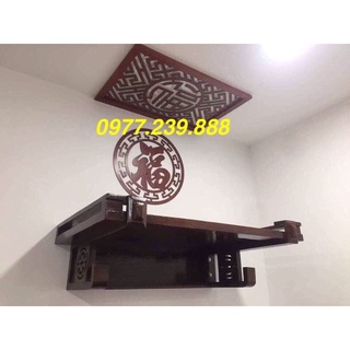 Bàn thờ gỗ sồi 61cm full bộ