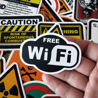 Bộ 50 Miếng Dán Sticker Chống Thấm Nước Kiểu Graffiti