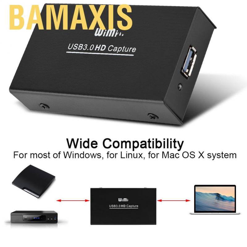 Thiết bị ghi hình USB 3.0 HD HDMI 1080P dành cho Windows/Linux/OS X