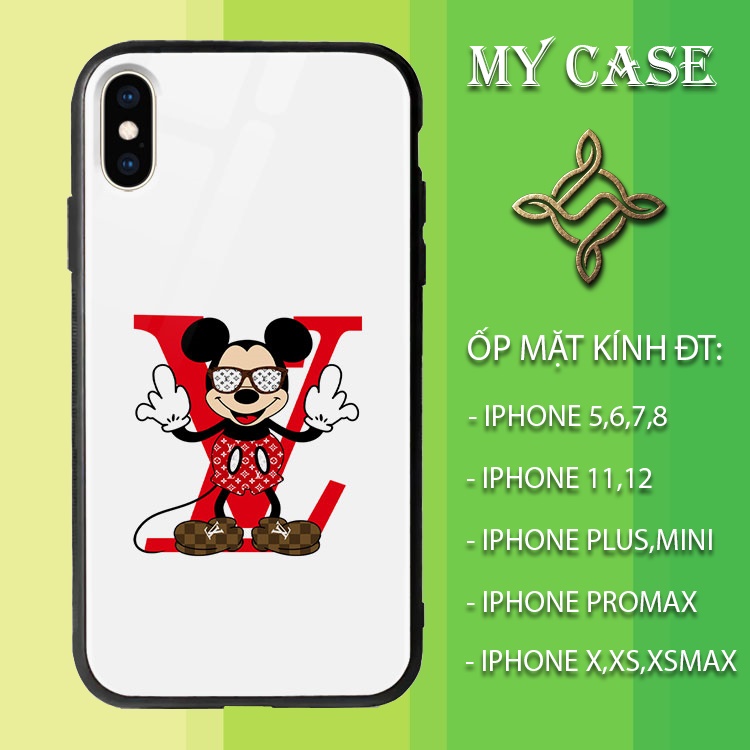 Siêu Ốp Lưng Hình LV_ Siêu Quý Phái MYCASE Điện Thoại 6/6S/7/8Plus/X/Xs/Xr/11ProMax/Se/12/12Mini/12ProMax