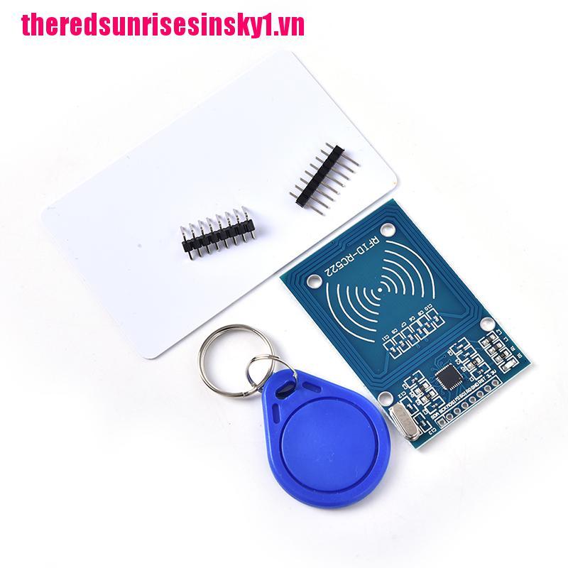 (3C) Mô Đun Cảm Biến Rfid-Rc522 Nfc Rf Ic Với 2 Tag Mfrc522 Dc 3.3v