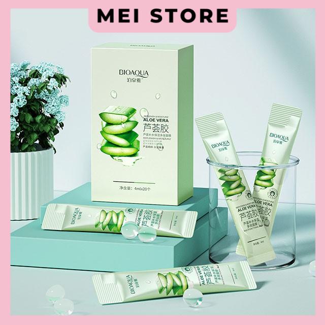 Hộp 20 Gói Mặt Nạ Ngủ Thạch Bioaqua Nha Đam Aloe Vera