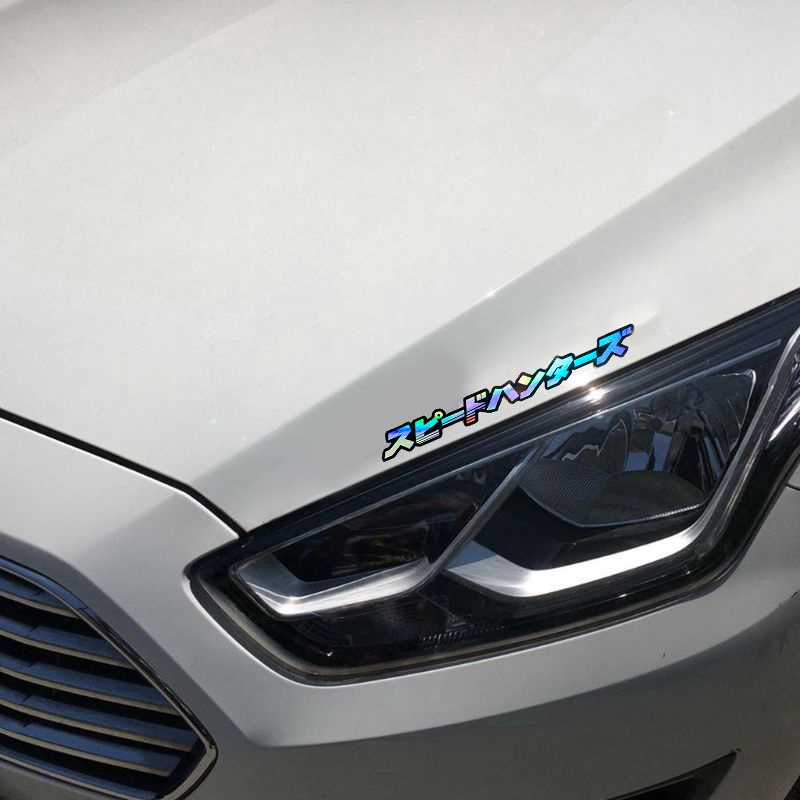 1 chiếc SPEEDHUNTERS/スピードハンターズ  Dán xe phản quang Đề can laser được cá nhân hóa