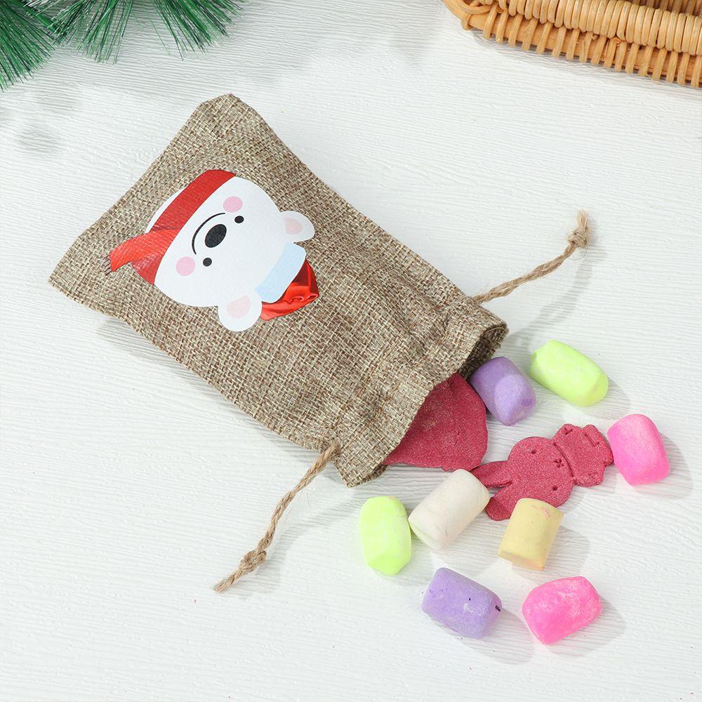 LET Túi Đựng Quà Bằng Vải Lanh Trang Trí Tiệc