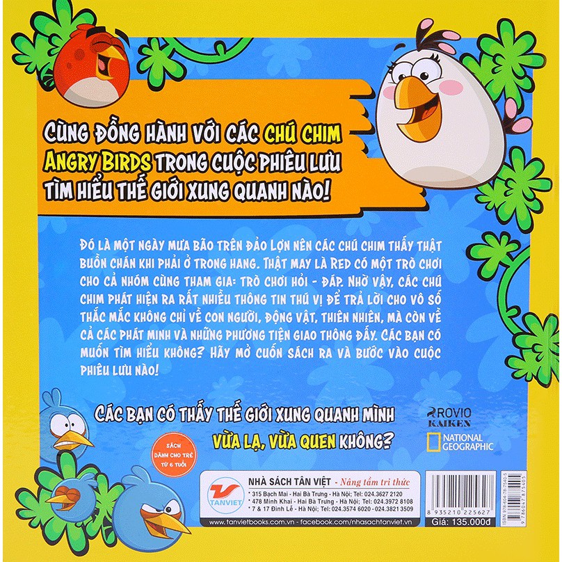 Sách - Angry Birds Bách Khoa Thư - Về Thế Giới Xung Quanh