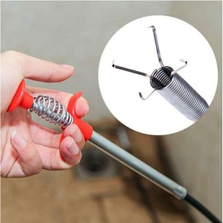 Cây Gắp Rác, Dây Thông Cống Lò Xo Siêu Tiện Lợi, Thông Tắc Bồn Cầu