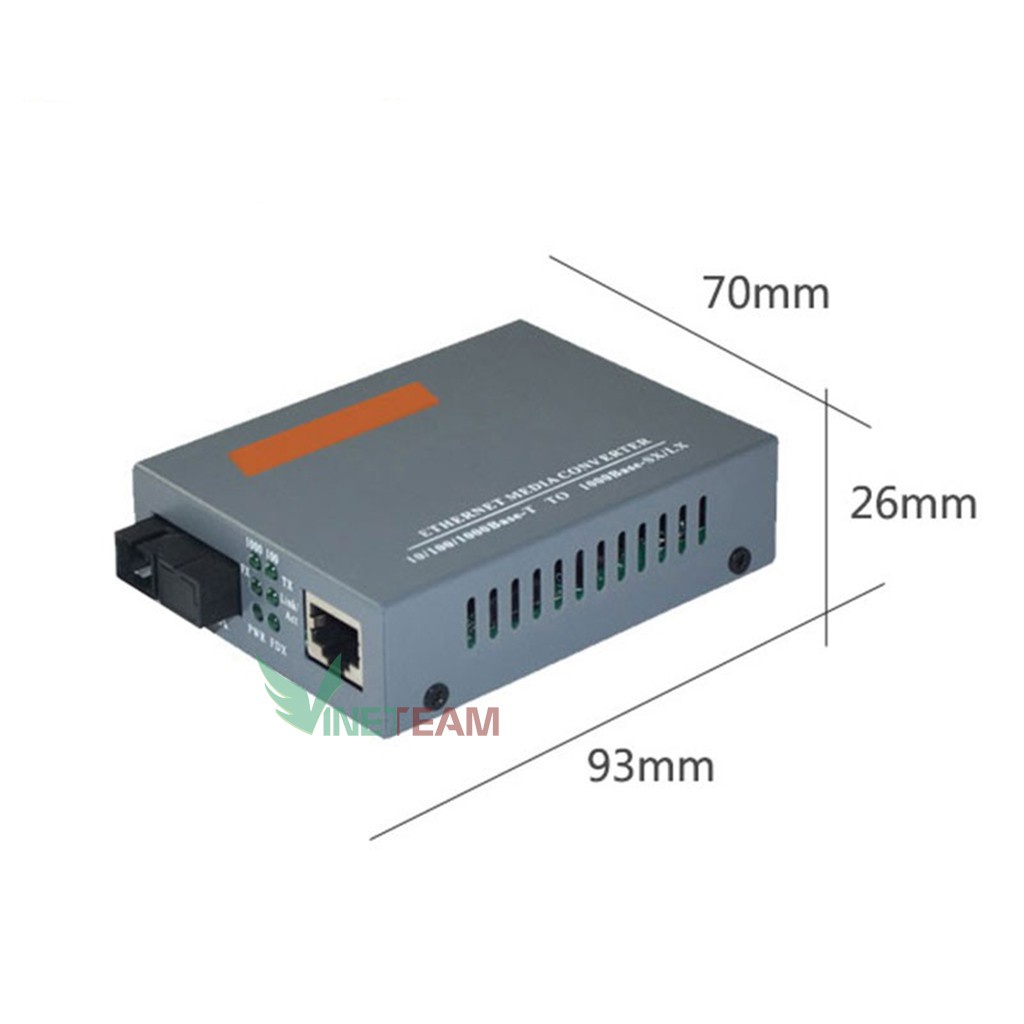 Bộ Chuyển Đổi Quang Điện Netlink HTB-GS-03 A/B Convert quang điện 10/100/1000Mb LOẠI 1 SỢI -DC4247