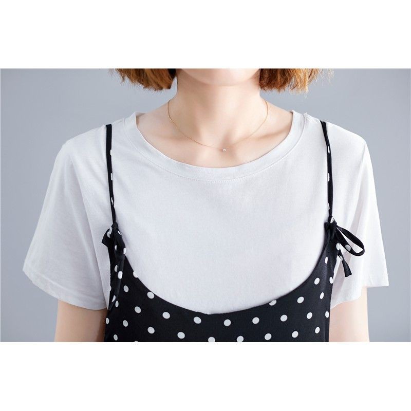[ORDER] Quần yếm lửng nữ bigsize ống rộng họa tiết chấm bi (fit 75kg) - Có ảnh thật | BigBuy360 - bigbuy360.vn