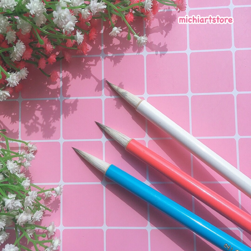Lương Phẩm Bạch Vân nhiều màu - Bút lông vẽ màu nước thủy mặc, cọ thư pháp lông thú - Thiên Thiên Luyện